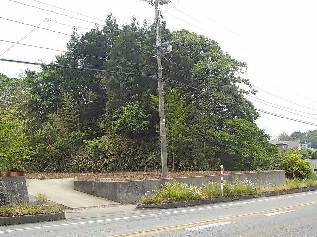 道路に面した木造2階建て（52坪）の解体後